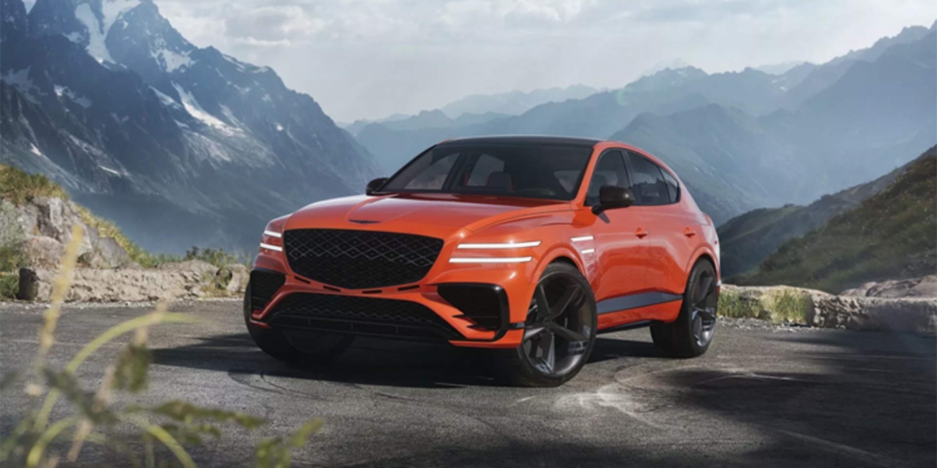 運動休旅概念車，Genesis GV80 Coupe Concept 鎖定對手BMW X6