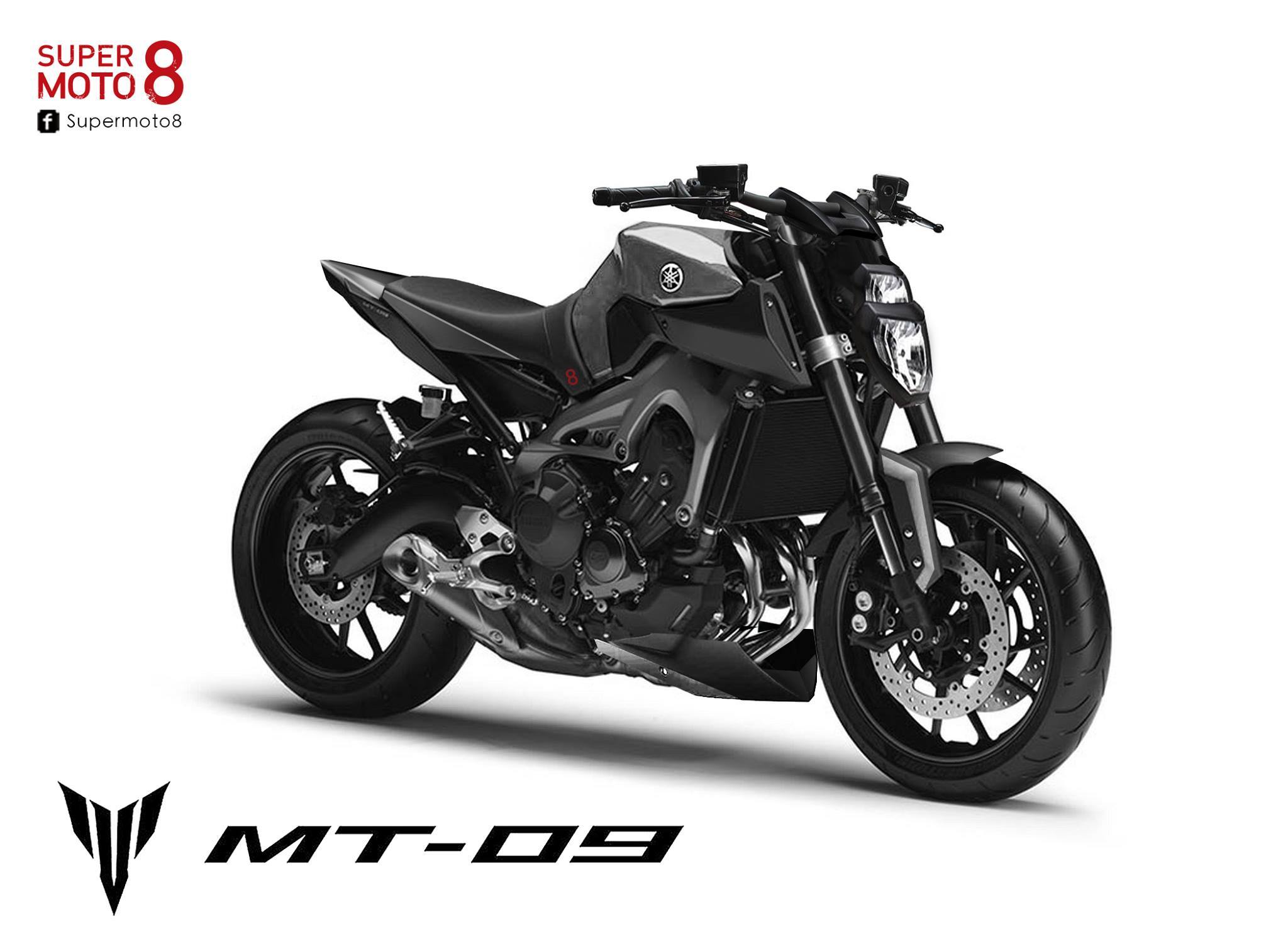 狂野街車yamaha Mt 09 Supermoto8