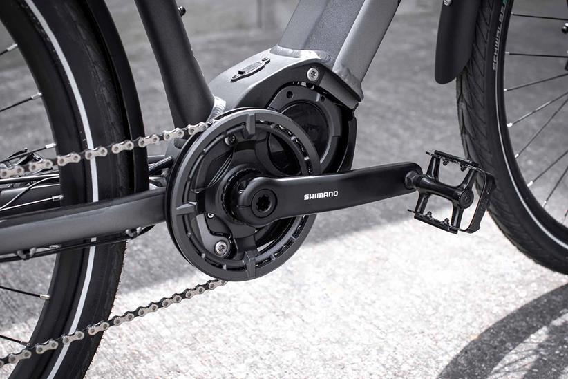 Shimano Steps E6100馬達和E8035 504Wh的電池組，能提供160公里的續航里程